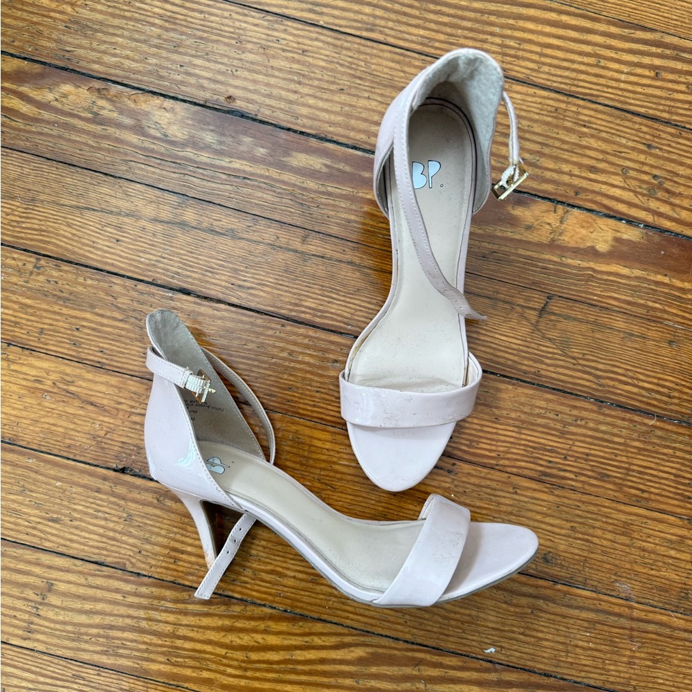 BP Women's Nude Heeled Sandals